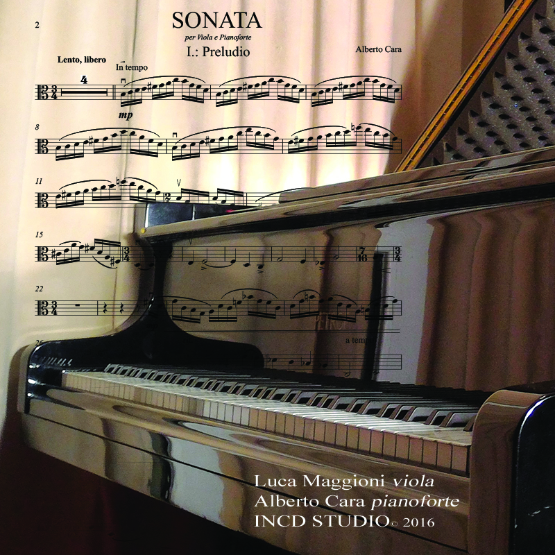 A. Cara Sonata per viola e pianoforte